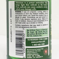 vien uong bo sung selenium ngan ngua ung thu puritans pride absorbable selenium 200mcg 100 softgels 040524 kh