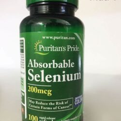 vien uong bo sung selenium ngan ngua ung thu puritans pride absorbable selenium 200mcg 100 softgels 270924 ka