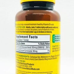 Viên uống bổ sung Vitamin D3 Nature Made Vitamin D3 2000IU (50mcg) 220 Tablets 7 vien uong bo sung vitamin d3 nature made vitamin d3 2000iu 50mcg 220 tablets kc