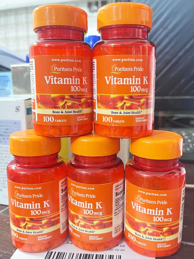 Viên uống bổ sung Vitamin K tốt cho xương khớp Puritan’s Pride Vitamin K 100mcg 100 viên - Ảnh 5