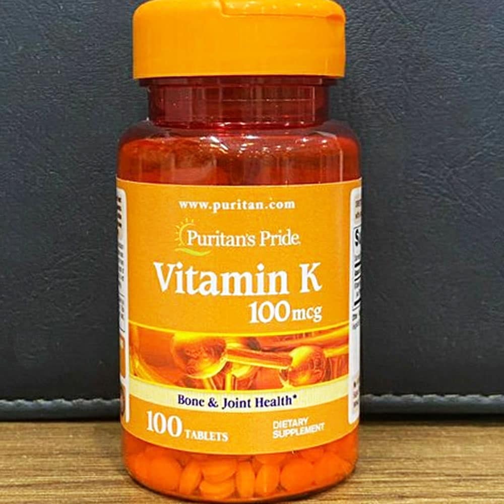 Viên uống bổ sung Vitamin K tốt cho xương khớp Puritan’s Pride Vitamin K 100mcg 100 viên - Ảnh 6