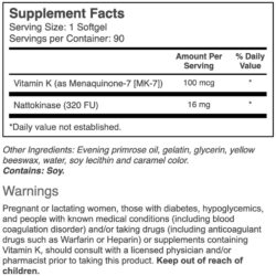 vien uong bo sung vitamin k vitacost vitamin k2 100mcg mk 7 16mg nattokinase 90 softgels ka