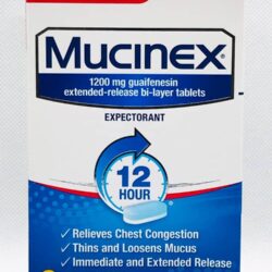 Viên uống cắt cơn ho có đàm, tức ngực Mucinex Maximum Strength 28 viên 12 vien uong cat con ho co dam tuc nguc mucinex maximum strength 28 vien knb