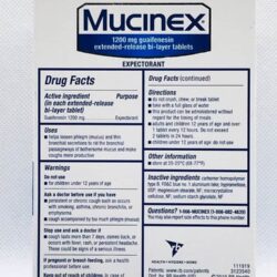 Viên uống cắt cơn ho có đàm, tức ngực Mucinex Maximum Strength 28 viên 14 vien uong cat con ho co dam tuc nguc mucinex maximum strength 28 vien kne