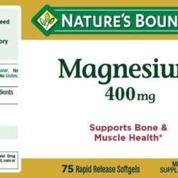 Viên uống chắc xương khỏe cơ Nature’s Bounty Magnesium 400mg 75 Softgels 8 vien uong chac xuong khoe co natures bounty magnesium 400mg 75 softgels ka