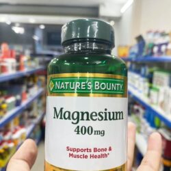 Viên uống chắc xương khỏe cơ Nature’s Bounty Magnesium 400mg 75 Softgels 6 vien uong chac xuong khoe co natures bounty magnesium 400mg 75 softgels kd