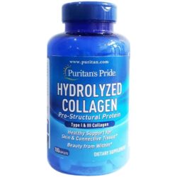 Viên uống Collagen thủy phân Puritan’s Pride Hydrolyzed Collagen Type I, III 180 viên 6 vien uong collagen thuy phan puritans pride hydrolyzed collagen type i iii 180 vien 200624 ka