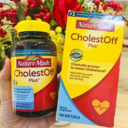 vien uong giam cholesterol nature made cholest off plus 450mg 100 vien kc