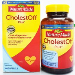 vien uong giam cholesterol nature made cholest off plus 450mg 100 vien kd