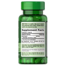 Viên uống hỗ trợ phụ nữ thời kỳ mãn kinh Puritan’s Pride Black Cohosh 540mg 100 viên 6 vien uong ho tro phu nu thoi ky man kinh puritans pride black cohosh 540mg 100 vien ka