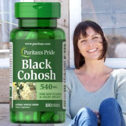 Viên uống hỗ trợ phụ nữ thời kỳ mãn kinh Puritan’s Pride Black Cohosh 540mg 100 viên 7 vien uong ho tro phu nu thoi ky man kinh puritans pride black cohosh 540mg 100 vien kb