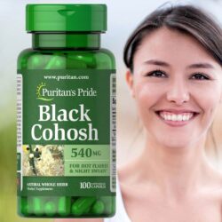 Viên uống hỗ trợ phụ nữ thời kỳ mãn kinh Puritan’s Pride Black Cohosh 540mg 100 viên 8 vien uong ho tro phu nu thoi ky man kinh puritans pride black cohosh 540mg 100 vien kc