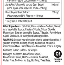 vien uong ho tro sun khop gnc triflex turmeric formula 60 caplets kd