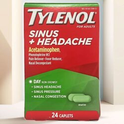 Viên uống thông mũi, giảm viêm xoang, đau đầu Tylenol Sinus + Headache 24 Caplets 6 vien uong thong mui giam viem xoang dau dau tylenol sinus headache 24 caplets 250124 ka