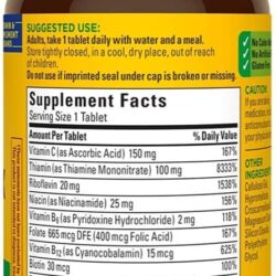 Vitamin B tổng hợp Nature Made Super B-Complex 60 viên 6 vitamin b tong hop nature made super b complex 60 vien kb