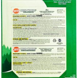 Xịt chống muỗi và côn trùng OFF! Deep Woods Dry set 3 chai (453g) + 8 khăn giấy 12 xit chong muoi va con trung off deep woods dry set 3 chai 453g 8 khan giay kka