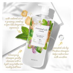 Dầu gội Pantene Essential Oil Volumizing Shampoo 1.13L (Mint & Ginseng) 8 dau goi pantene essential oil volumizing shampoo 1 13l mint ginseng ka
