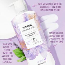 Set dầu gội và xả Pantene Essential Oil Moisturizing Shampoo & Conditioner 1.13L (Lavender Oil & Basil) 8 set dau goi va xa pantene essential oil moisturizing shampoo conditioner 1 13l lavender oil basil kb
