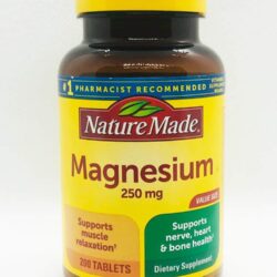 vien uong bo sung magie nature made magnesium 250mg 200 tablets ka