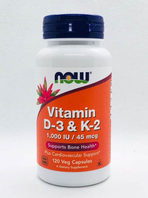 How does Now Vitamin D3 K2 1.000IU support immune function?
