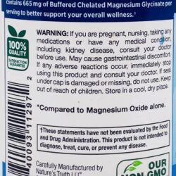 Viên uống bổ sung Magie Nature’s Truth Magnesium Glycinate 665mg 150 Capsules 12 ho tro co xuong va than kinh voi magie natures truth magnesium glycinate 665mg 150 capsules k19723e