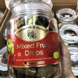 Kẹo trái cây Cavendish & Harvey Mixed Fruit Drops 275g (Berry + Grape) 7 keo trai cay cavendish harvey mixed fruit drops 275g berry grape kd