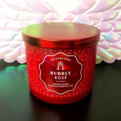 Nến thơm 3 tim Bath & Body Works Bubbly Rose 411g 9 nen thom 3 tim bath body works bubbly rose 411g kc