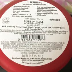 Nến thơm 3 tim Bath & Body Works Bubbly Rose 411g 11 nen thom 3 tim bath body works bubbly rose 411g ke