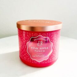 Nến thơm 3 tim Bath & Body Works Pink Apple Punch 411g 5 nen thom 3 tim bath body works white barn pink apple punch 411g ka