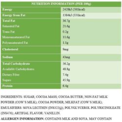 socola dang hersheys kisses dark chocolate 315g kd