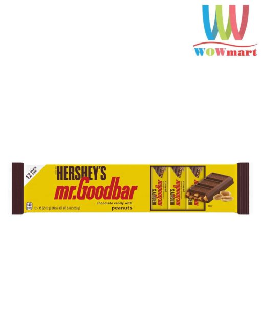Socola Hershey’s thanh 12 viên (Hershey’s Mr. Goodbar Chocolate Peanuts)