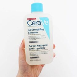 Sữa rửa mặt dành cho da khô ráp, sần sùi Cerave SA Smoothing Cleanser 236ml (Dạng Gel Không mùi) 9 sua rua mat danh cho da kho rap san sui cerave sa smoothing cleanser 236ml dang gel khong mui kd