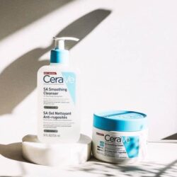 Sữa rửa mặt dành cho da khô ráp, sần sùi Cerave SA Smoothing Cleanser 236ml (Dạng Gel Không mùi) 10 sua rua mat danh cho da kho rap san sui cerave sa smoothing cleanser 236ml dang gel khong mui ke