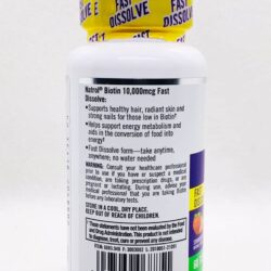 Viên ngậm hỗ trợ mọc tóc và chống rụng tóc Natrol Biotin Beauty 10,000mcg Fast Dissolve 60 viên 10 vien ngam ho tro moc toc va chong rung toc natrol biotin beauty 10000mcg fast dissolve 60 vien knd
