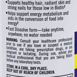 Viên ngậm hỗ trợ mọc tóc và chống rụng tóc Natrol Biotin Beauty 10,000mcg Fast Dissolve 60 viên 11 vien ngam ho tro moc toc va chong rung toc natrol biotin beauty 10000mcg fast dissolve 60 vien kne