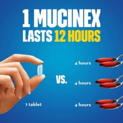 Viên uống cắt cơn ho có đàm, tức ngực Mucinex 600mg 40 viên 4 vien uong cat con ho co dam tuc nguc mucinex 600mg 40 vien kb