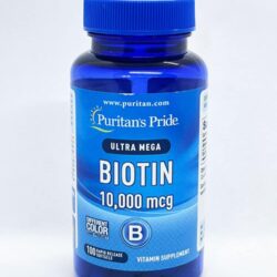 vien uong ho tro moc toc ngan rung toc puritans pride biotin 10000mcg 100 softgels 050326 ke