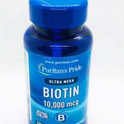 Viên uống hỗ trợ mọc tóc, ngăn rụng tóc Puritan's Pride Biotin 10000mcg 100 Softgels 9 vien uong ho tro moc toc ngan rung toc puritans pride biotin 10000mcg 100 softgels knb