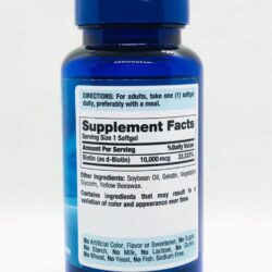 Viên uống hỗ trợ mọc tóc, ngăn rụng tóc Puritan's Pride Biotin 10000mcg 100 Softgels 10 vien uong ho tro moc toc ngan rung toc puritans pride biotin 10000mcg 100 softgels knc