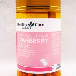 vien uong nam viet quat ho tro duong tiet nieu healthy care cranberry 25000 90 capsules kna