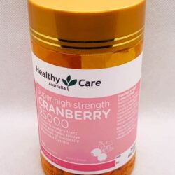 vien uong nam viet quat ho tro duong tiet nieu healthy care cranberry 25000 90 capsules knb