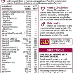 Vitamin hỗ trợ sức khỏe cho nam giới từ 50 tuổi trở lên Wellman 50+ 30 viên 7 vitamin ho tro suc khoe cho nam gioi tu 50 tuoi tro len wellman 50 30 vien kb