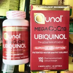 bo sung coq10 cho tim ubiquinol qunol mega coq10 ubiquinol 100mg 60 vien ka