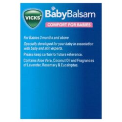 Dầu thoa ấm ngực cho trẻ Vicks Baby Balsam 100g (Đức) 8 dau thoa am nguc cho tre vicks baby balsam 100g kb