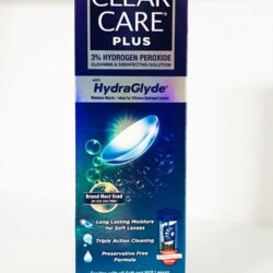 dung dich khu trung contact lens clear care plus hydraglyde 355ml kd