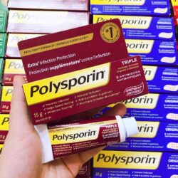 kem boi lam mo seo polysporin heal fast formula triple 15g ke