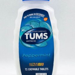 Kẹo ngậm giảm đầy hơi khó tiêu Tums Antacid 1000mg Peppermint 72 viên 5 keo ngam giam day hoi kho tieu tums antacid 1000mg peppermint 72 vien ka