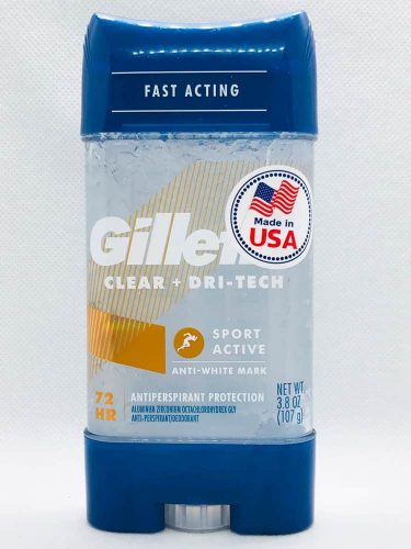 Lăn khử mùi cho nam Gillette Clear Dri-Tech Sport Active Antiperspirant 107g 10 lan khu mui cho nam gillette clear dri tech sport active antiperspirant 107g ka