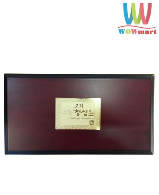 Ngưu hoàng thanh tâm Korea Woohwang Cheongsimwon Hộp gỗ 10 viên