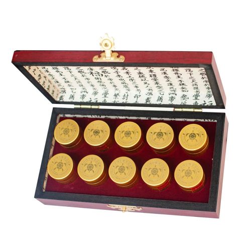 Ngưu hoàng thanh tâm Korea Woohwang Cheongsimwon Hộp gỗ 10 viên 21 nguu hoang thanh tam korea woohwang cheongsimwon hop go 10 vien kb